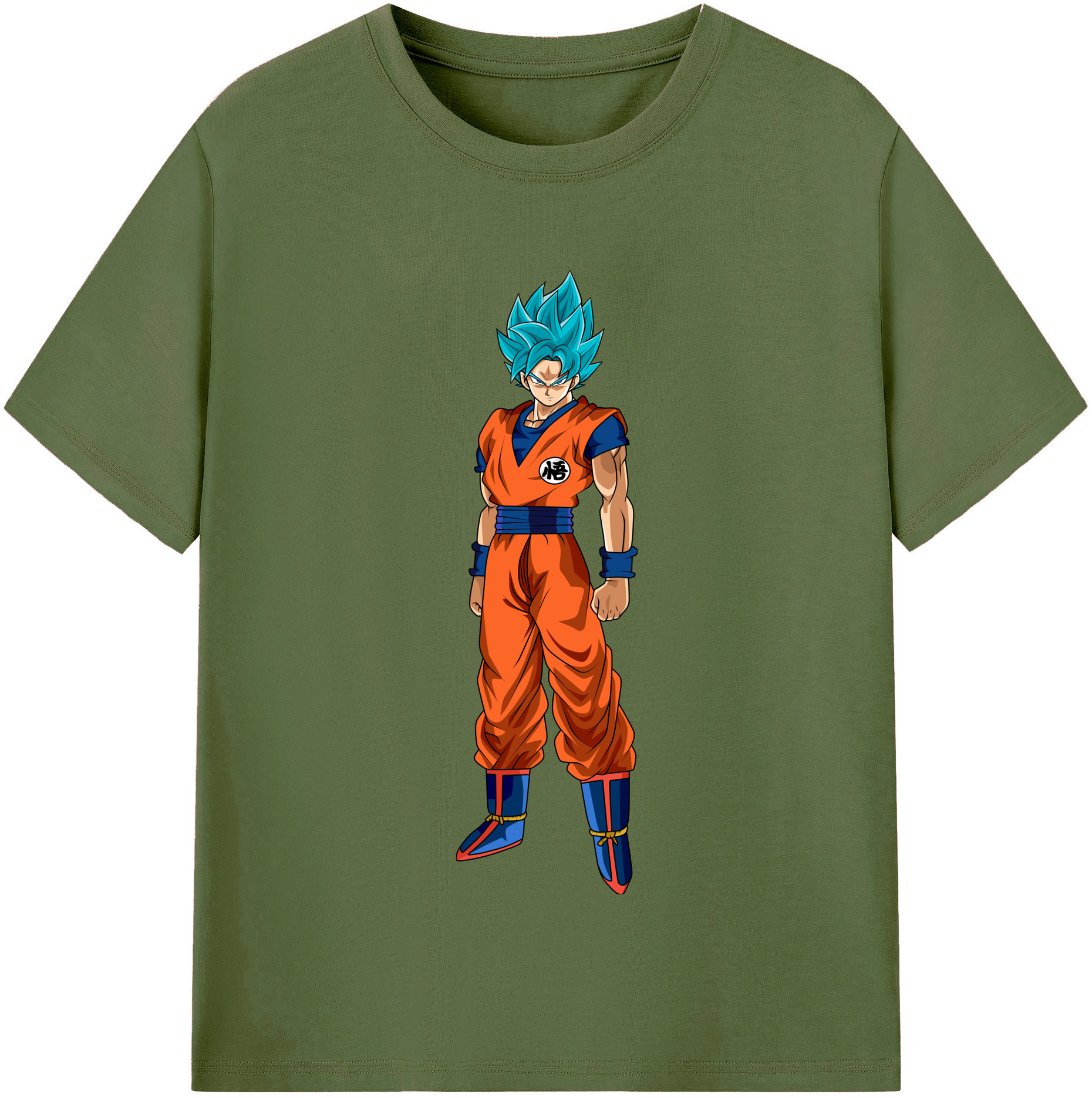 （画像用） ドラゴンボール 孫悟空（そん ごくう）Son Goku カカロット DRAGON BALL Kakarotto 綿100％半袖Tシャツ（フロントプリント）